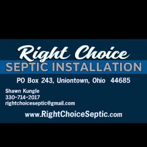 Right Choice Septic Installation