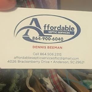 Affordable Septic Services of the Upstate