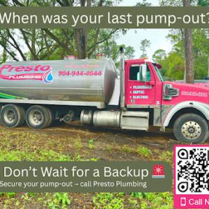 Presto Plumbing & Septic Tank Pumping