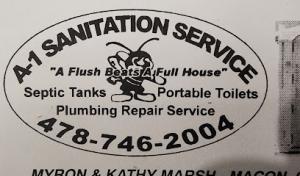 A-1 Sanitation- Septic Tank & Plumbing Services