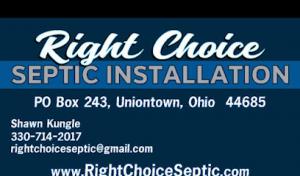 Right Choice Septic Installation
