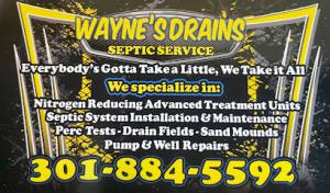Wayne's Drains Backhoe & Septic Service