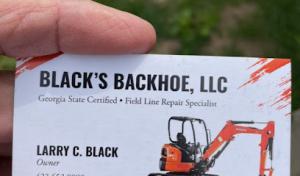 Black's Septic & Backhoe Services