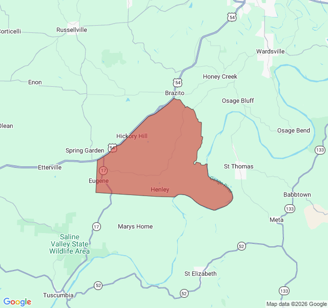 Map of septic coverage in Eugene, MO