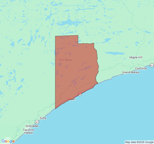 Map of septic coverage in Lutsen, MN