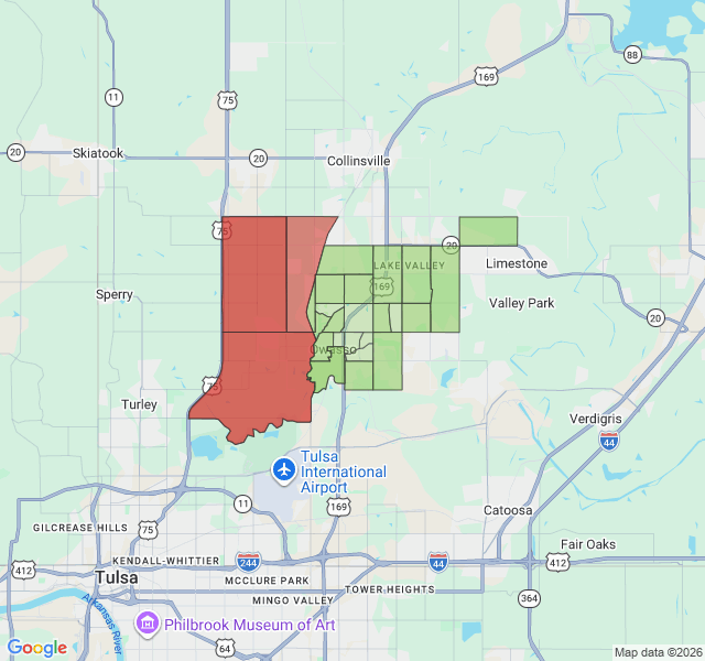 Map of septic coverage in Owasso, OK