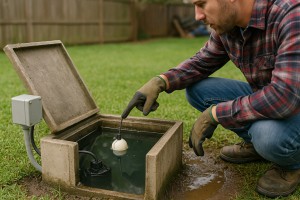 Septic float switch failure