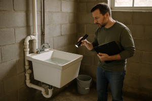 Slow drains with septic