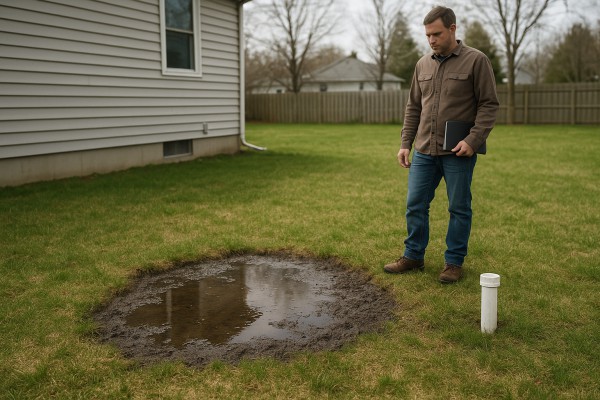 Drain field not draining