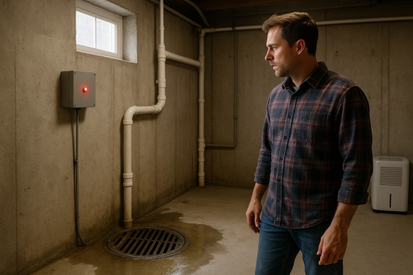 High water septic alarm