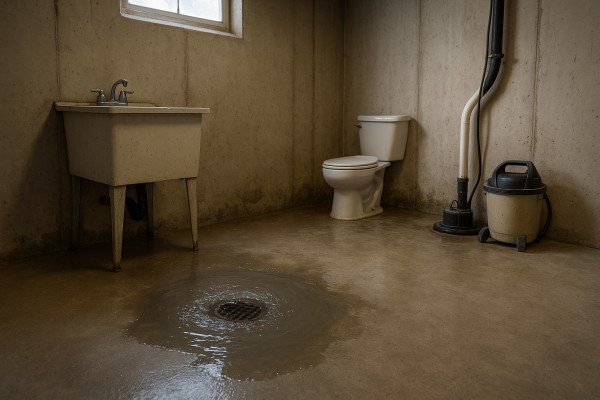 Multiple drains backing up