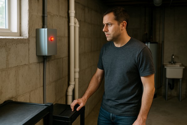 Septic alarm going off