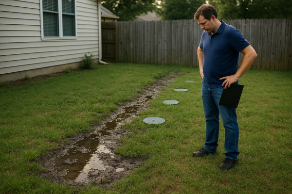 Septic system undersized