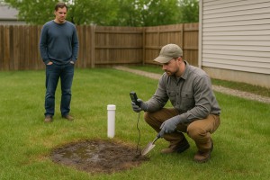 Drain field inspection