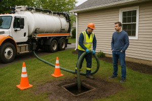 Emergency septic pumping