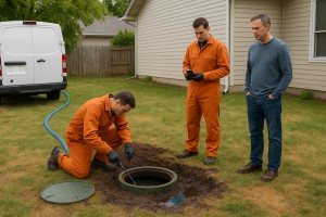 Septic leak repair