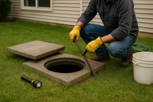 Septic lid replacement