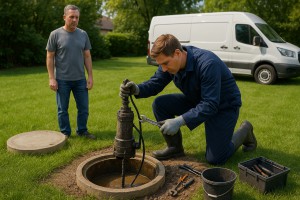Septic pump repair