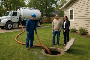 Septic pumping before home sale