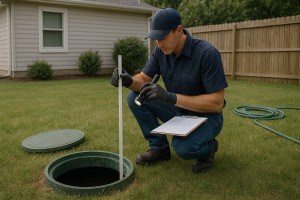 Septic system inspection