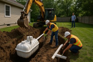 Septic system replacement