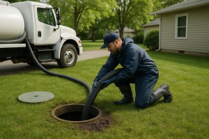 Septic tank cleaning