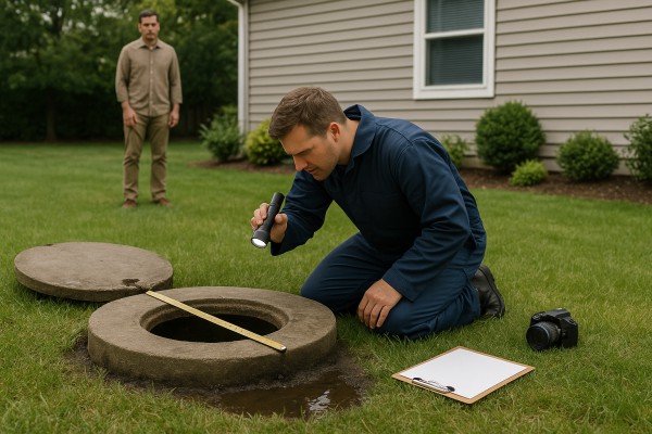 Septic inspection for home purchase