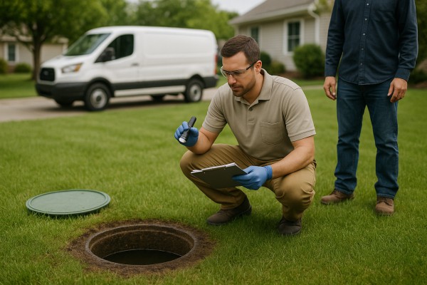 Septic inspection for home sale