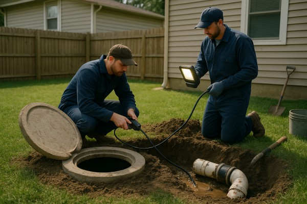 Septic system repair