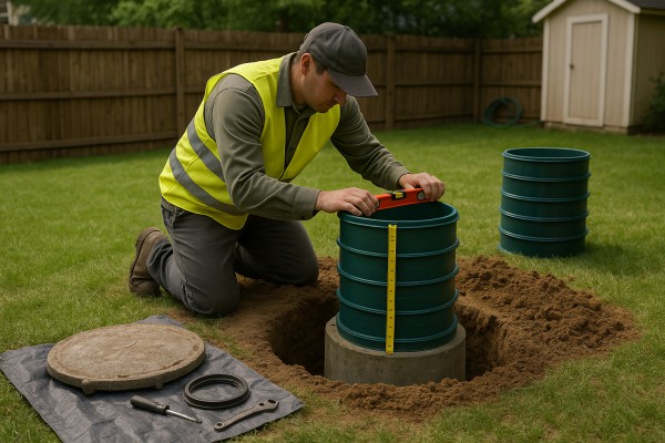 Septic tank riser upgrade